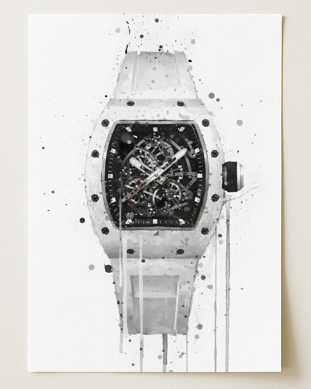 WRIST WATCH WALL ART PRINT "ZENITH"