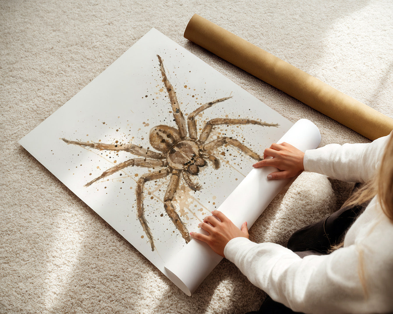 SPIDER WALL ART PRINT "UMBRAL"
